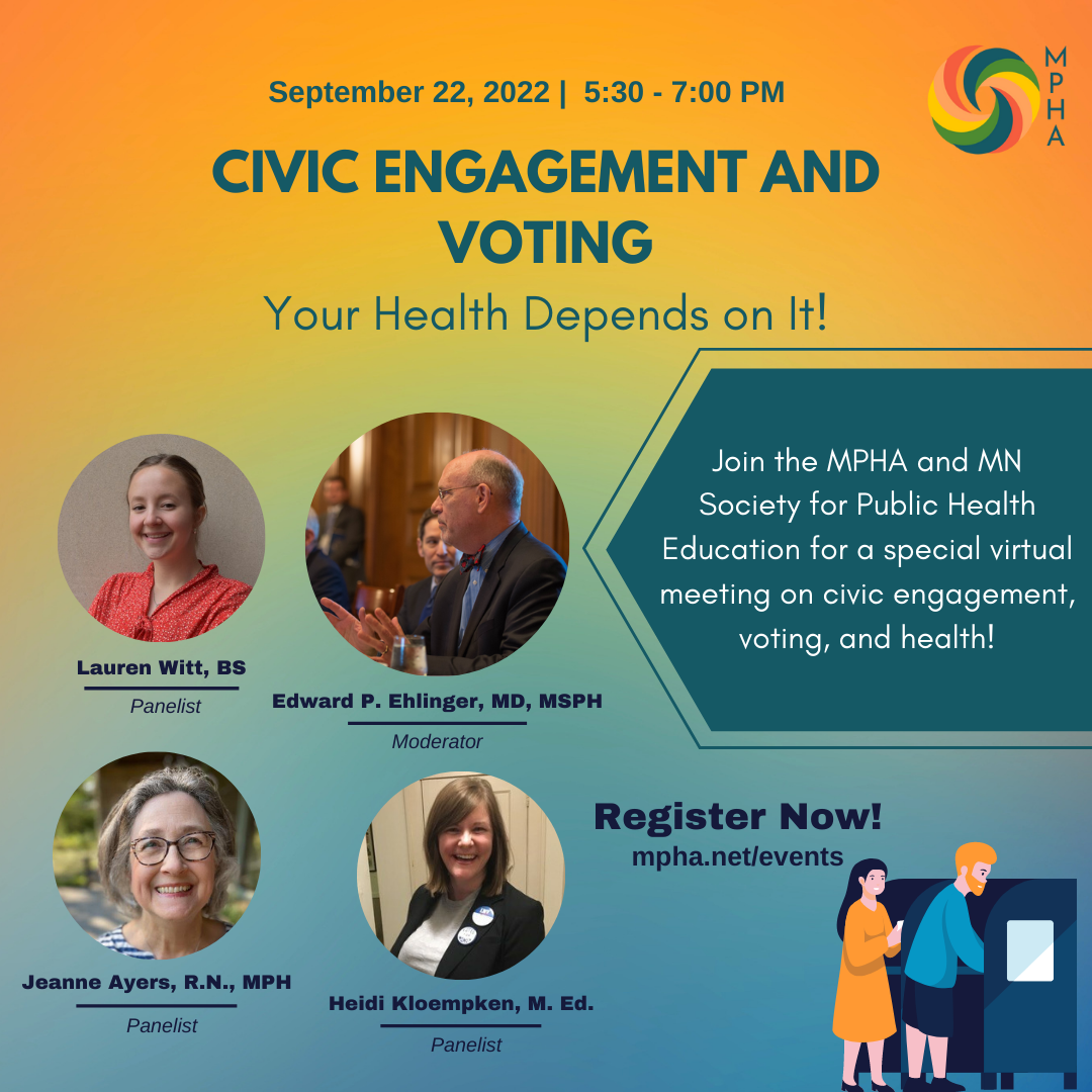 Flyer for Civic Engagement and Voting event.
